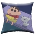 Yếu tố thứ hai Crayon gối trắng đệm cartoon xe phía xung quanh món quà sinh nhật tùy chỉnh sáng tạo - Trở lại đệm / Bolsters Trở lại đệm / Bolsters