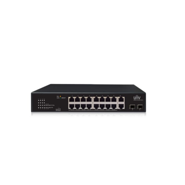 Uniview Ethernet Gigabit POE monitoring switch host NSW2010-18GT 26GT2GC-POE-DT