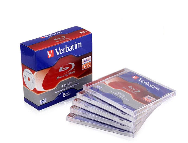 Verbatim 25G 2-speed BD-RE single-chip rewritable Blu-ray blank disc dvd blue whale burning disc