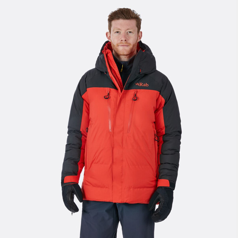 RAB Men's Alpine Duvet Clothing 800 Canopy Europe Goose suede Batura Warm Windproof Anti-Tear QDN-61