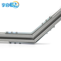 Fireproof cable tray Aluminum alloy wiring frame 4C aluminum ladder frame six holes up and down the slope reinforcement