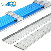 Aluminum alloy wire fixing device Cable management cable rack Cabinet installation column track Galvanized silver spray black