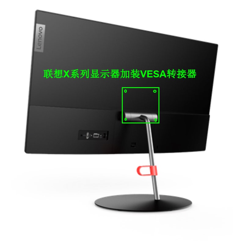 Lenovo X24Q X27 X22 23 Stand Backplate Modification Vesa10*10 Wall Mount Bracket Adapter Base