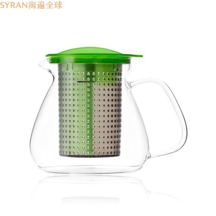 Original dress Germany Import Finum Finum detachable washable filter Tea machine Heat resistant glass teapot kettle 1L