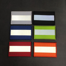 Outdoor eye-catching bright reflective Velcro badge color backpack stickers tactical identification epaulettes personality cap back stickers