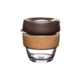 Keepcup Úc nhập khẩu cốc cà phê du lịch kèm theo cốc bảo vệ môi trường nút chai thủy tinh cách nhiệt nam nữ có nắp cốc - Cà phê