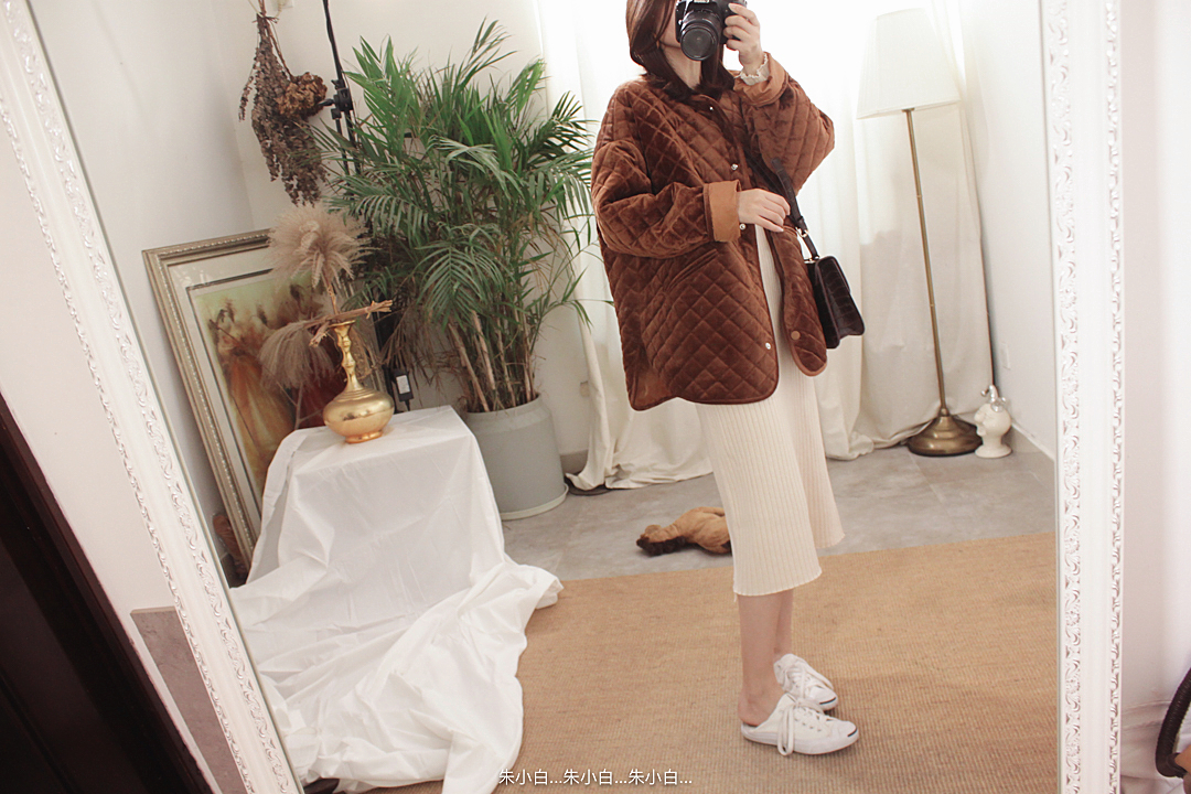 Hipster retro! Kết cấu hình thoi nhung! Mùa thu đông mùa đông áo khoác bóng chày ngắn tình yêu lớn B 3410 thời trang công sở nữ