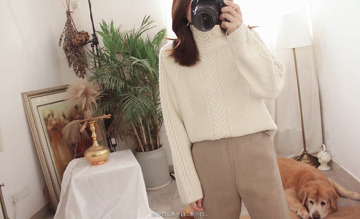 Công việc nặng nề xoắn! Nhỏ và dày! Retro raglan cổ cao áo len ấm áp áo len nữ mùa thu và mùa đông mới B 3446 áo kiểu trung niên u50