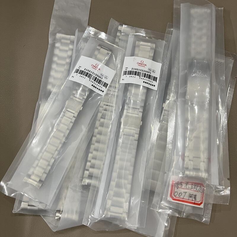 Original Omega Watch Strap Speedmaster Constellation Seamaster 300 Steel Strap 600 150 Butterfly Fly 424 Stainless Steel Watch Chain 20