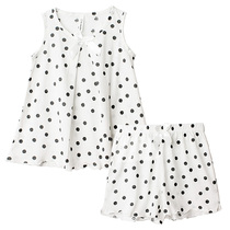 RainbowBus Summer Dress Perspiration Home Pure Cotton Girl Vest Home Conserved Air Conditioning Suit Underwear Pyjamas 3449