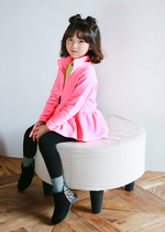 RainbowBus Girls Clothes Spring and Autumn Costume Clothes Clothes Open Chest Zipper Baby Casual Costumes