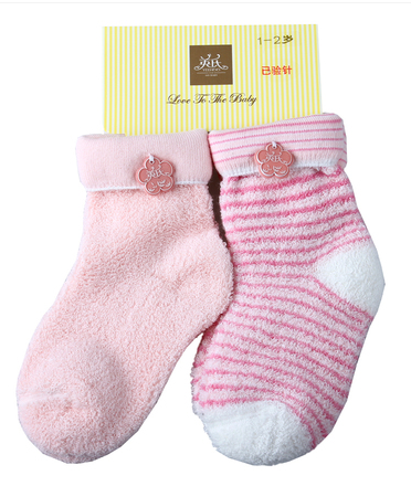 Ying's baby socks towel socks special winter thick warm socks men and women baby thick warm stockings