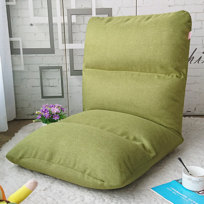 Lazy sofa tatami single dormitory bed computer chair foldable Japanese-style simple back chair sofa chair