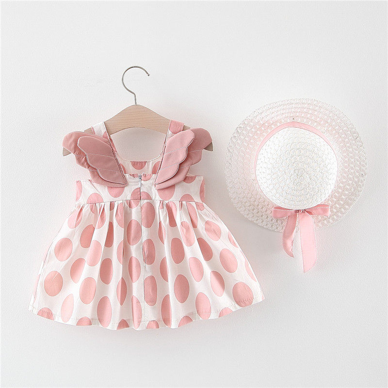 Female Baby Summer Dress Foreign Pie Girl Foreign Dress A Year Old Baby Crummy Dress Pure Cotton Clothes Children Skirt Princess Dress