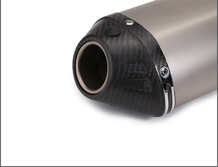 Xe máy sửa đổi ống xả 07-14 đầu máy CDR600 ống giữa xe thể thao Ji Cun ống xả sợi carbon phổ quát - Ống xả xe máy làm pô xe máy