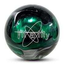 PBS special bowling VITALITY UFO ball straight ball member ball resin ball green black silver