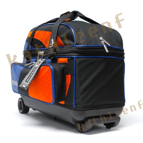 PYRAMID new bánh xe nhỏ bánh xe đôi lever đôi túi bóng đôi bóng túi bowling bag 2 túi bóng màu xanh cam chai bowling