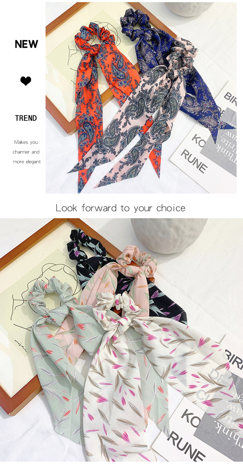 Korean New Simple Long Streamer Cheap Scrunchies Wholesale display picture 4