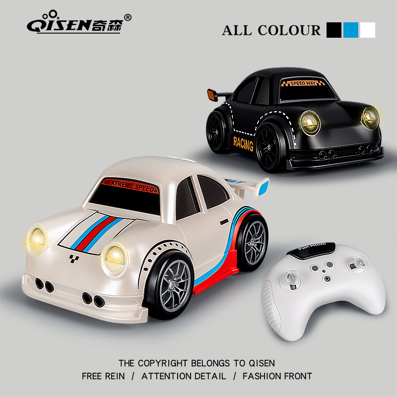 Remote Control Four-Wheel Drive Car for Boys, Desktop Mini Smart Follow-Along Toy Car, Electric Driftable Children's Racing Car, New Model