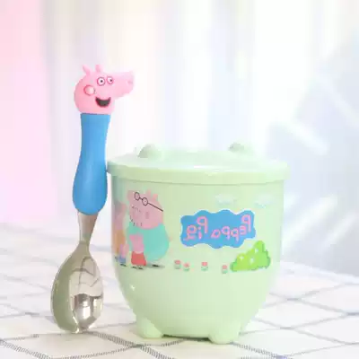 304 stainless steel children's water cup baby small mouth cup anti-fall kindergarten heat preservation baby milk cup drinking cup