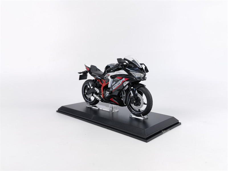 1:12 AOSHI Kawasaki Ninja ZX-25R Motorcycle Simulation Car Model