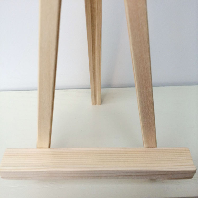 Tranh kỹ thuật số tự làm 20 * 20 khung gỗ nhỏ để bàn chân máy tính bằng gỗ sơn dầu phác thảo phác thảo giá vẽ khung pha thông - Kính kính mắt