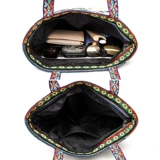 Этническая сумка на одно плечо, мультяшный прочный шоппер, портативная сумка через плечо, этнический стиль