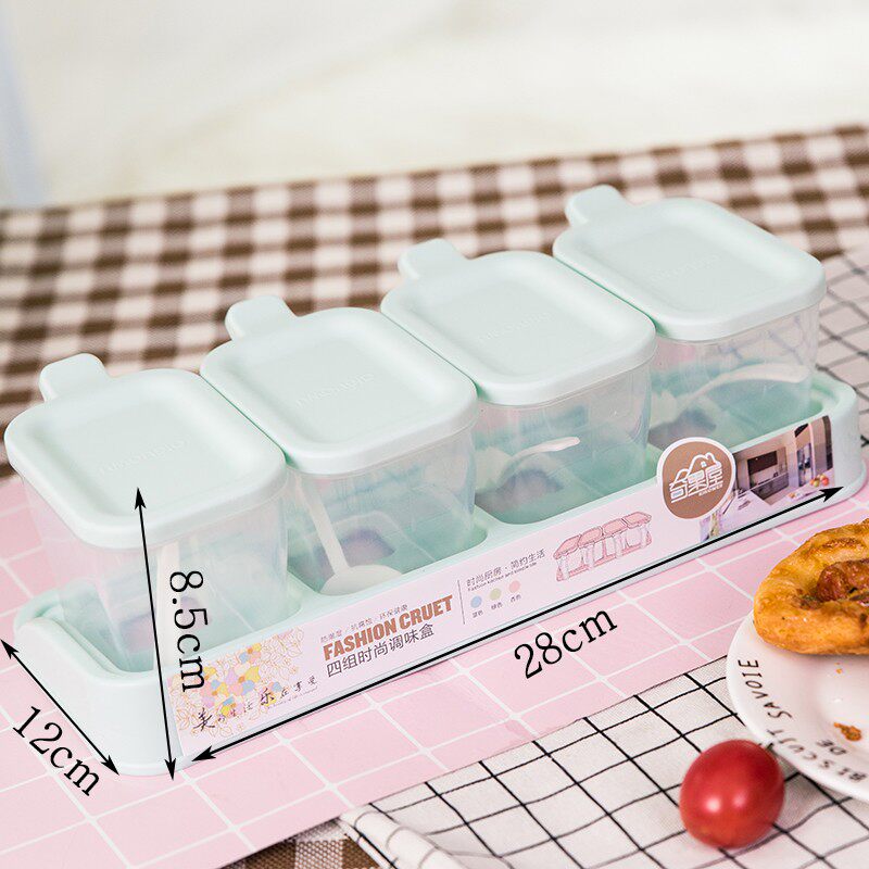 Wheat stalk salt sugar seasoning box housekitchen condiment packaging Japanese flavor cans