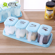 Kitchen Supplies Seasoning Box Suit Stylish seasoned jar Seasoning Box Flavoring Bottle Salt Tank Seals Independent