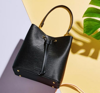 Mary Kay Multi-Water Bucket Bag Soft Color Pink Charm Black Fashionable Shoulder Handbag Large Capacity Bag Ready in Stock