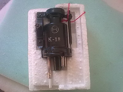 Brand new heat pin brand new K-18 vacuum tube K18 speed tunetube weather instrument for collection, quality promotion