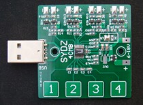 4-way touch panel Touch control panel directly drives DC load touch switch