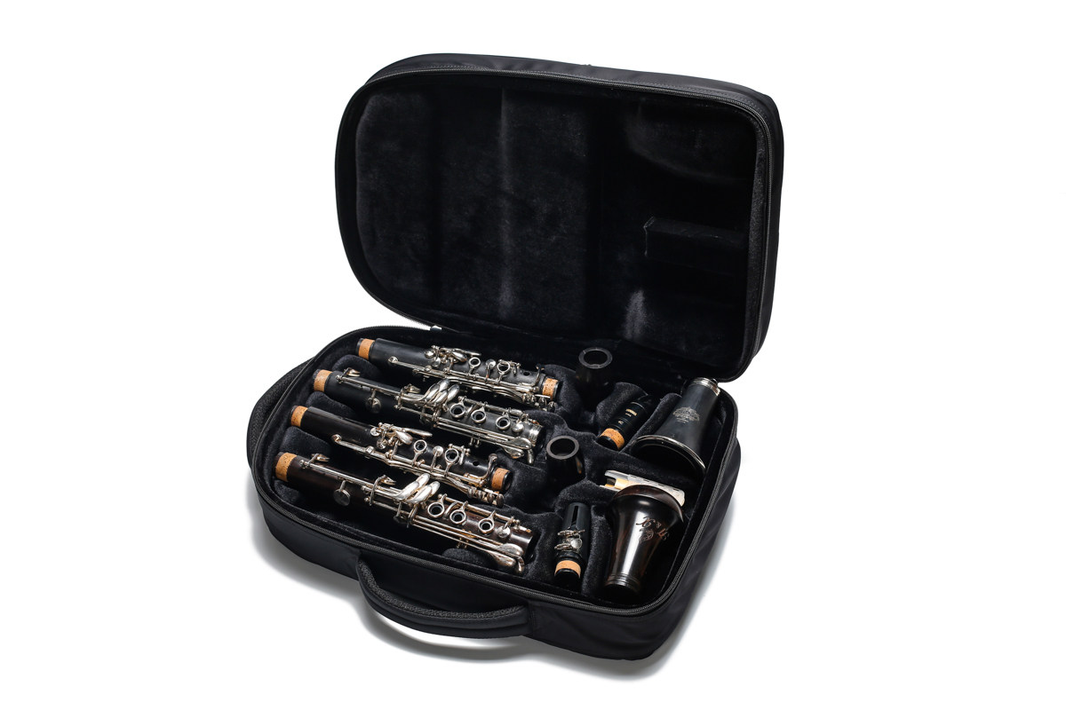 BROPRO Two clarinets Double clarinet bag Black pipe bag