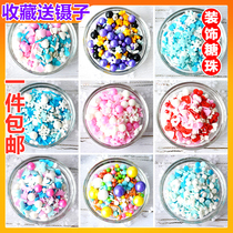 Birthday cake decoration colored sugar beads lollipop color edible pearl sugar baking decoration Golden beads baking dessert