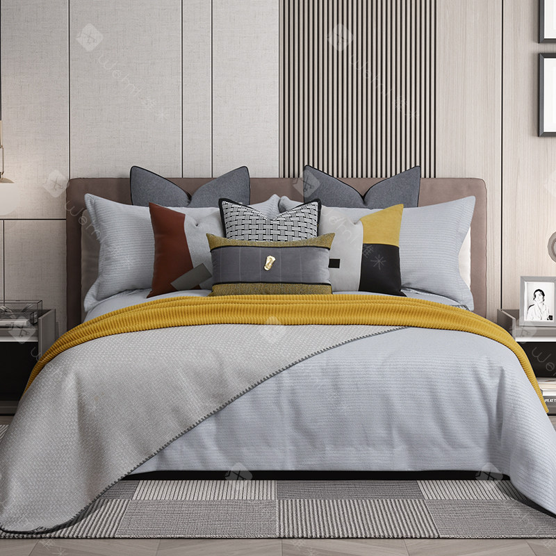 2022 new listed modern soft dress with multiple sets of home exhibition hall Decent Board Room Hotel Villa Exclusive Bed