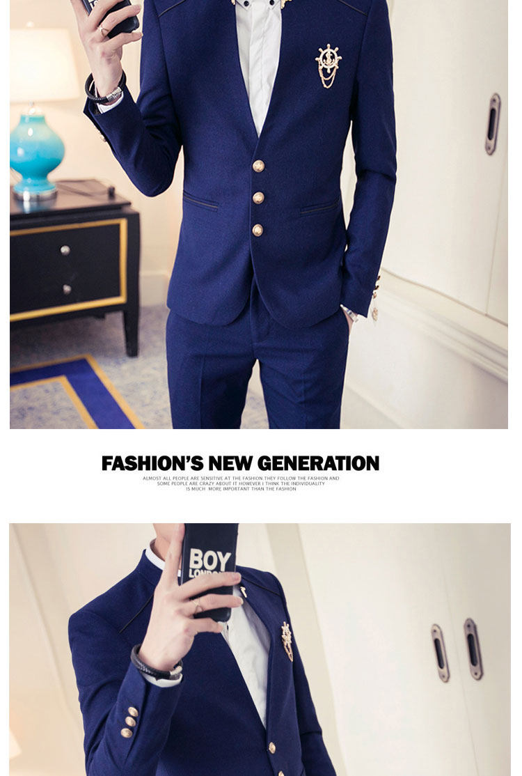 Costume homme en polyester pour automne - Ref 1553811 Image 9