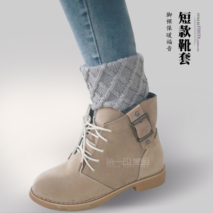 Giải phóng mặt bằng vớ ngắn, giày mùa thu và mùa đông Hàn Quốc, quần legging, tất chân, giày ống mỏng, vớ vớ nữ triều vớ chống trượt