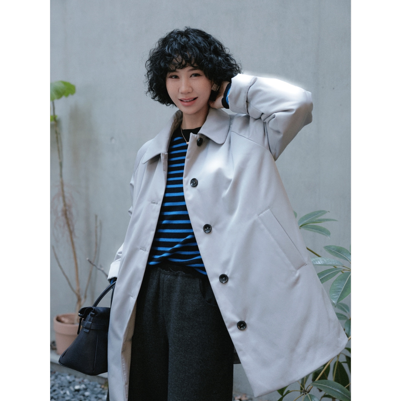 Clearance Sale Tt Designer [Slow Pace Paris] 90 White Goose down Warm down Jacket Women's Winter Casual Coat