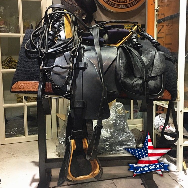 Western American Saddle Customised Rare version of the full set 1861 The McLellan officer Ma Anzi B