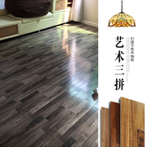 Jane European three fight gray personality home improvement E1 environmental protection household floor heating reinforced composite wood floor factory direct sales 12mm