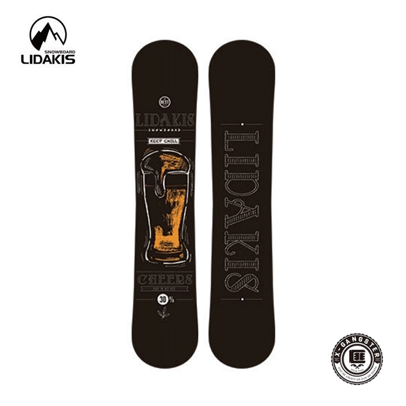 Gangland LIDAKIS LIDAKIS snowboard Men's beer All-region novice entry snowboard