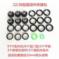 Three-cylinder plunger pump 22 26 40 30 45 60 90 120 accessories kit repair kit wearing parts water seal accessories