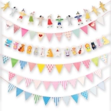 Tanabata Korean Banner Binder Triangle Triangle Flag вечеринка по тяге в магазине в детском саду