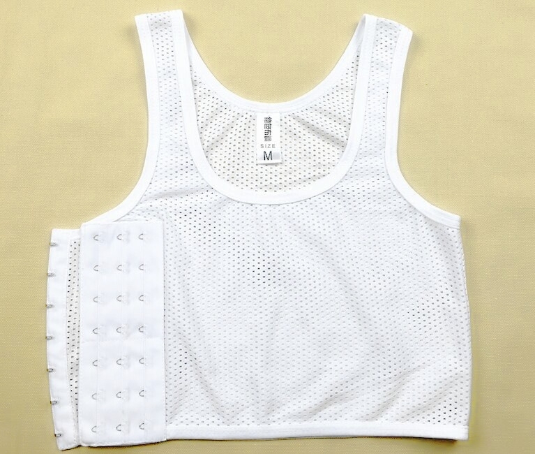 TT corset les thoáng khí đoạn ngắn bên trong vest ba hàng móc t-vú thoải mái đồ lót nữ - Sau sinh quần lot
