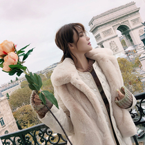 LIN CHAO ZHANG feels smooth imitation rabbit velvet vest Exquisite diamond quilted cotton large lapel cotton suit