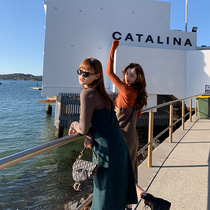 LIN 2021 new net celebrity fashion temperament is thin and loose suit jacket strap dress two-piece female