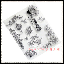 scrapbook DIY album card hand account Rubber chapter Finished chapter Transparent seal stamp Silicone chapter 15*18