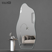 BOLEN creative decorative mirror full body dressing mirror Wall self-adhesive art mirror ins Wind Home fitting mirror