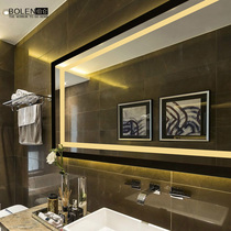 BOLEN mirror wall-mounted vanity mirror bathroom mirror bathroom mirror Led light mirror with light Big Mirror