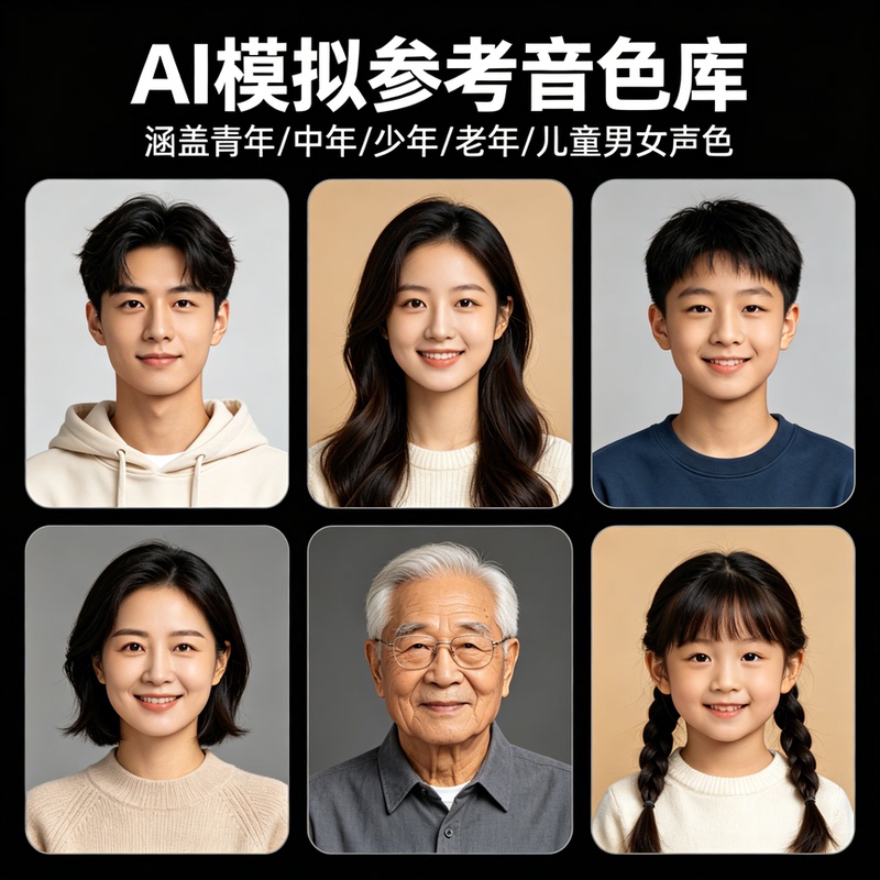 Ai Simulated Reference Sound Library Covers the Voices and Speech of Young People, Middle-Aged People, Elderly People, Children, Men, and Women, as Well as Mp3 Audio Materials